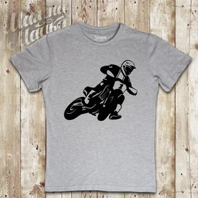 Прикольные футболки: Moto 013 Grey